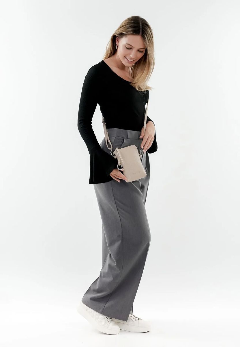 SURI FREY Smartphonetasche, Kunstleder, Anhänger, beige, 99