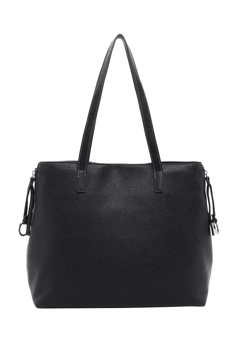 SURI FREY Shopper, Reißverschluss, Kunstleder, für Damen, blau