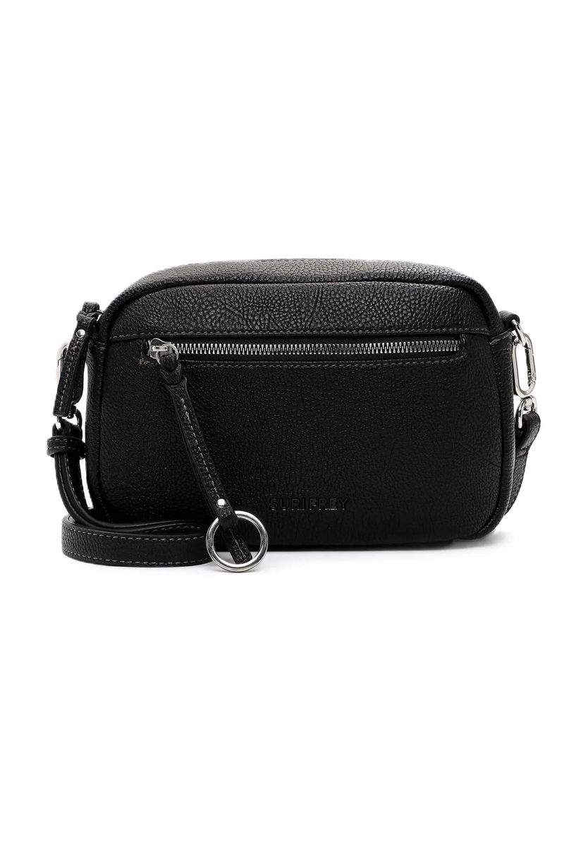 SURI FREY Schultertasche, Reißverschluss, Kunstleder, für Damen, schwarz