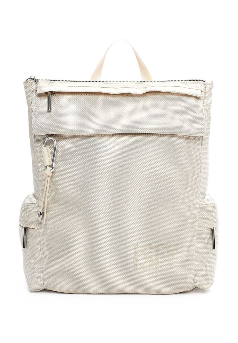 SURI FREY Rucksack, Strukturen-Optik, Anhänger, für Damen, beige