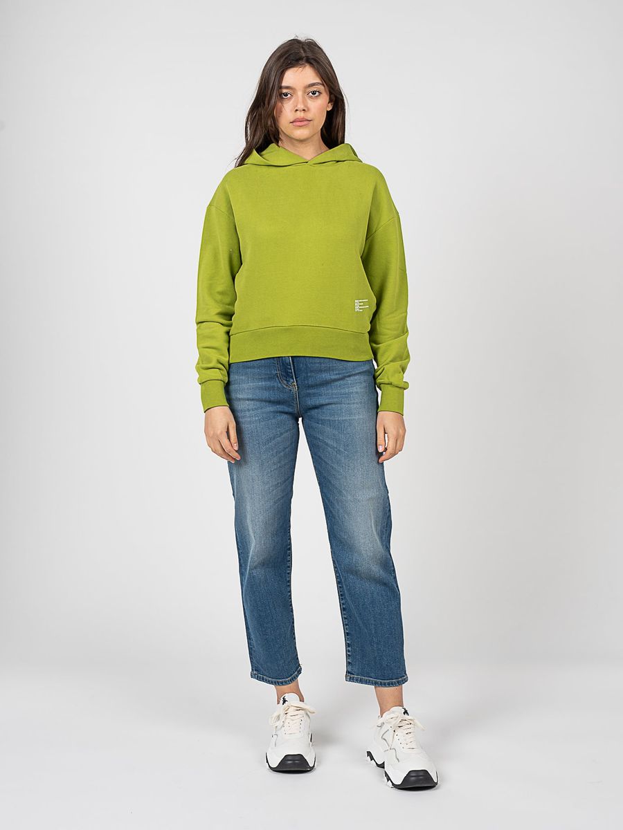Lässig geschnittenes Kapuzensweatshirt