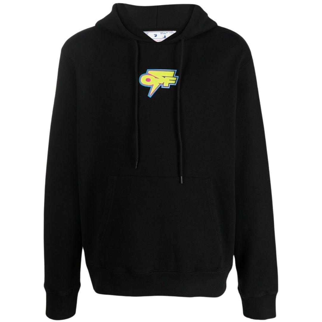 Moderner Baumwoll-Hoodie mit Logo-Grafik