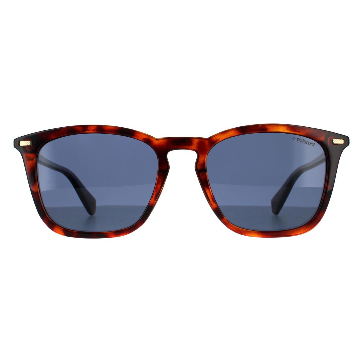 Polaroid Square Unisex Havanna Grau Polarisierte Sonnenbrille