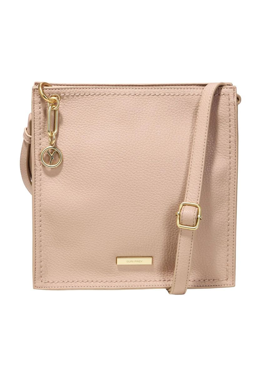 SURI FREY Schultertasche, Emblem, für Damen, beige, 99