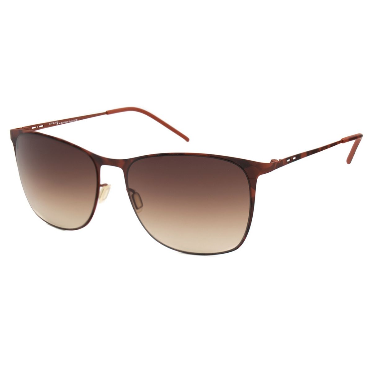 Rechteckige Sonnenbrille für Damen mit Farbverlauf