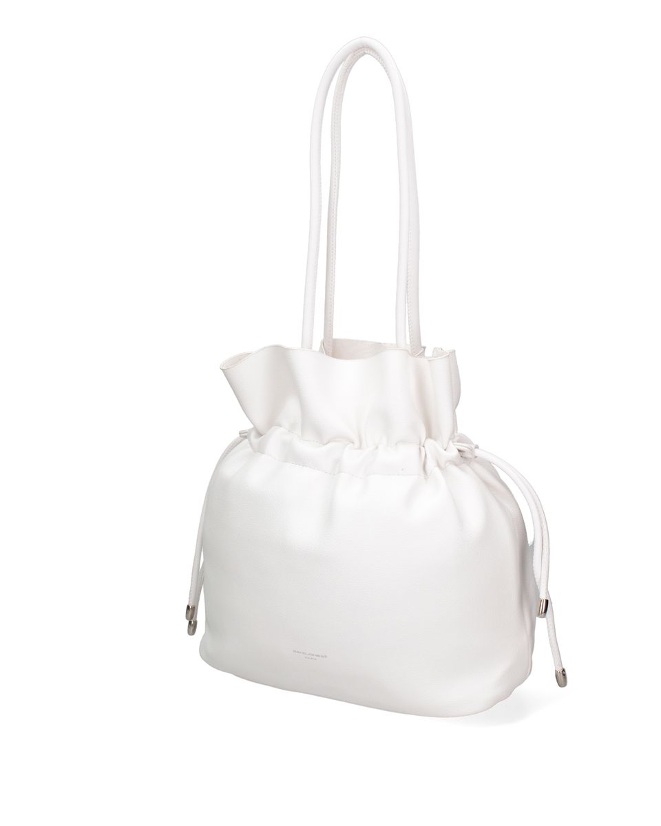 Minimalistische Beuteltasche mit Kordelzug