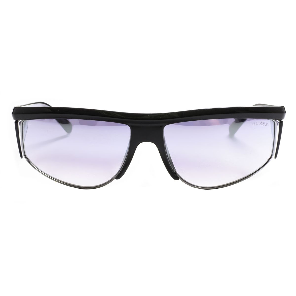Rechteckige Damen-Sonnenbrille aus Acetat-Metall