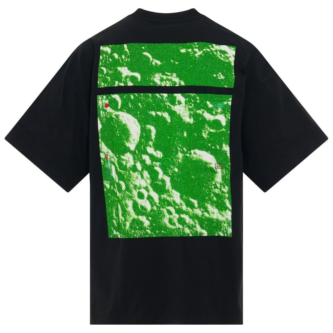 Übergroßes T-Shirt mit Mondgrafik