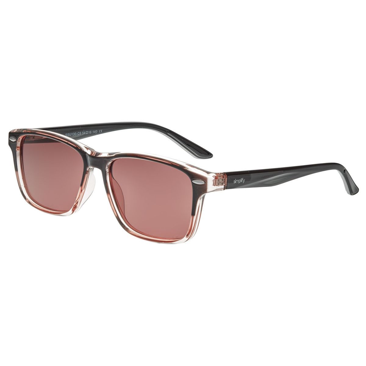 Polarisierte Sonnenbrille mit quadratischem Rahmen
