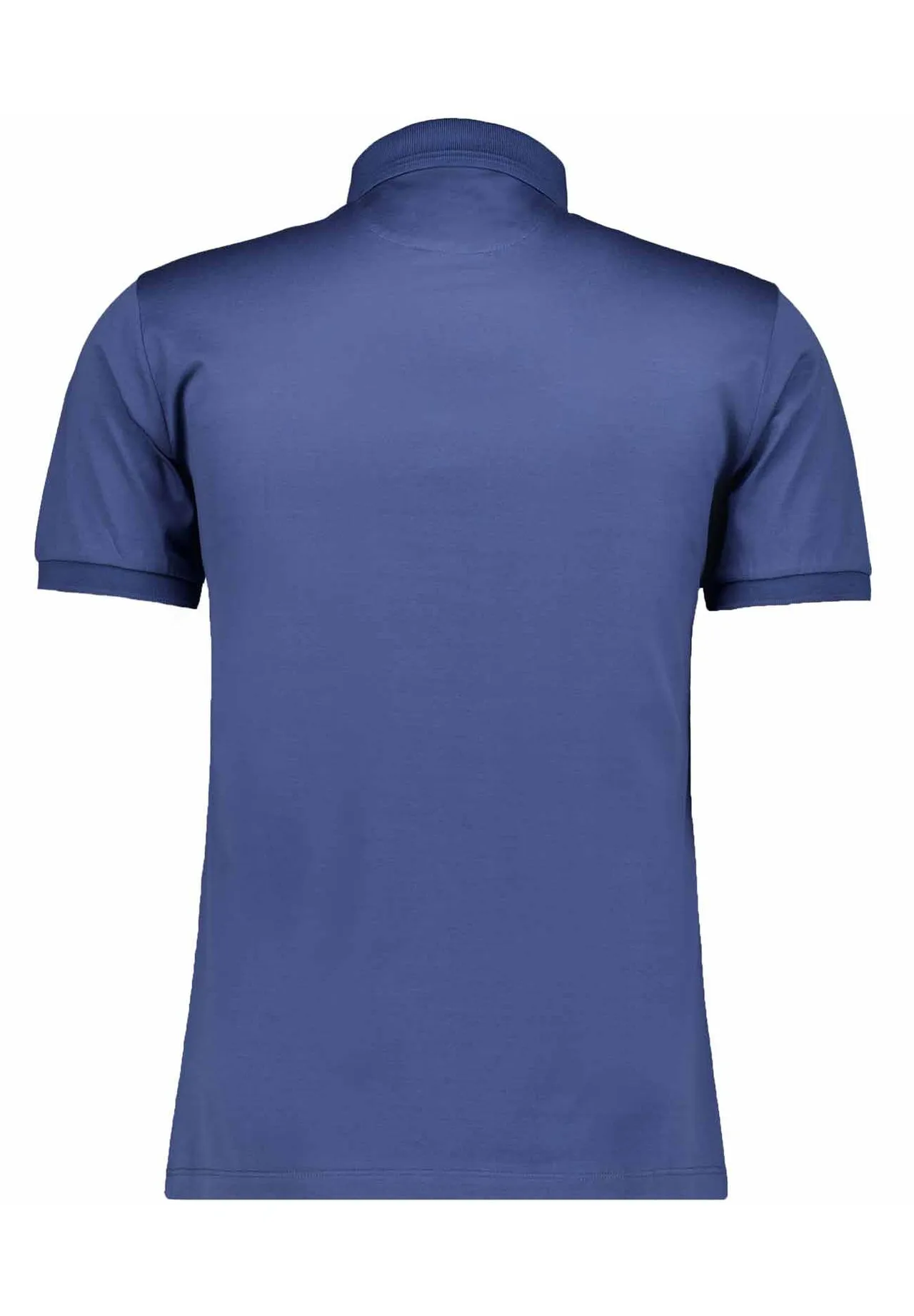 Klassisches Marineblaues Baumwoll-Poloshirt