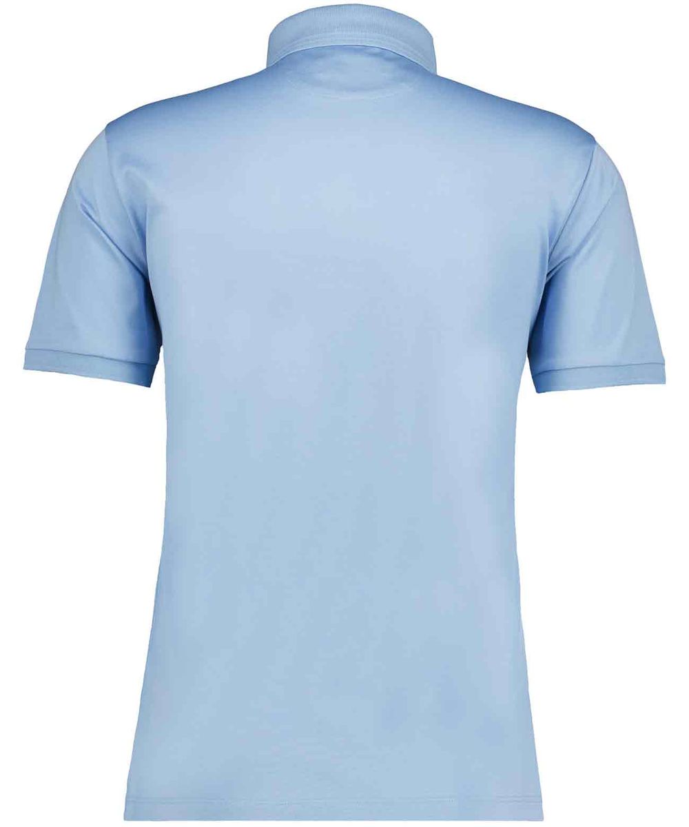 Klassisches Marineblaues Baumwoll-Poloshirt
