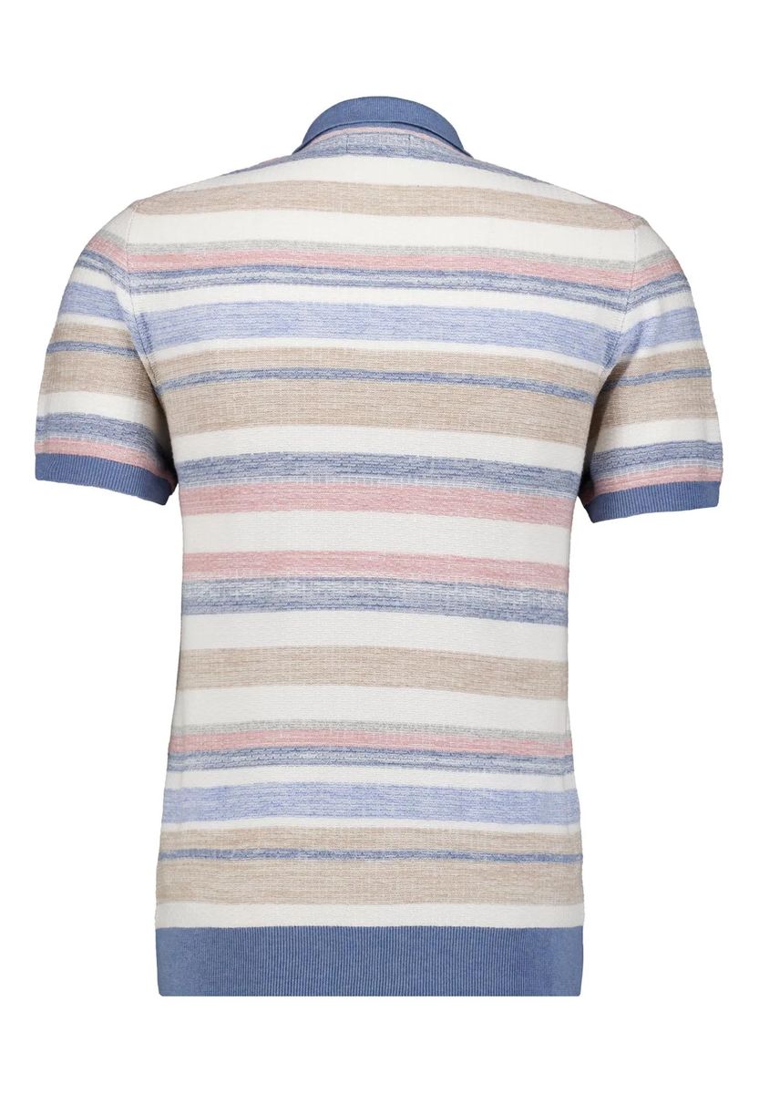 Klassisches Marineblaues Baumwoll-Poloshirt