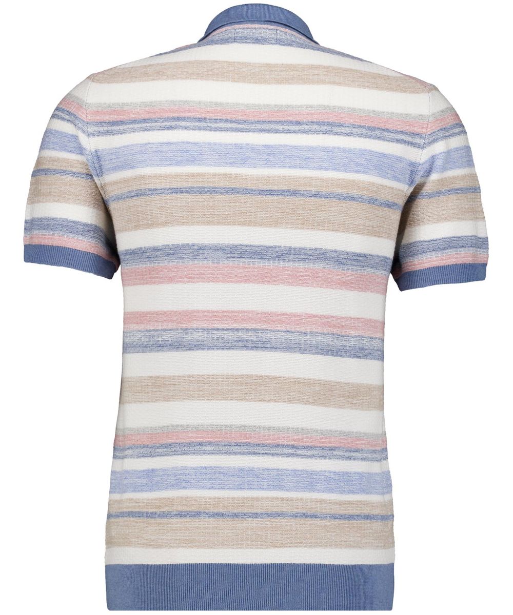 Klassisches Marineblaues Baumwoll-Poloshirt