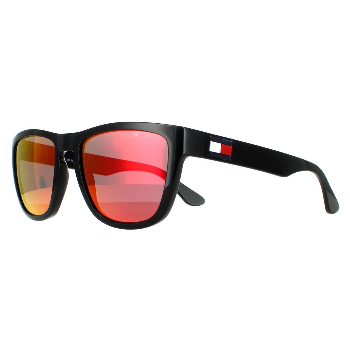 Verspiegelte Sonnenbrille im Wayfarer-Stil