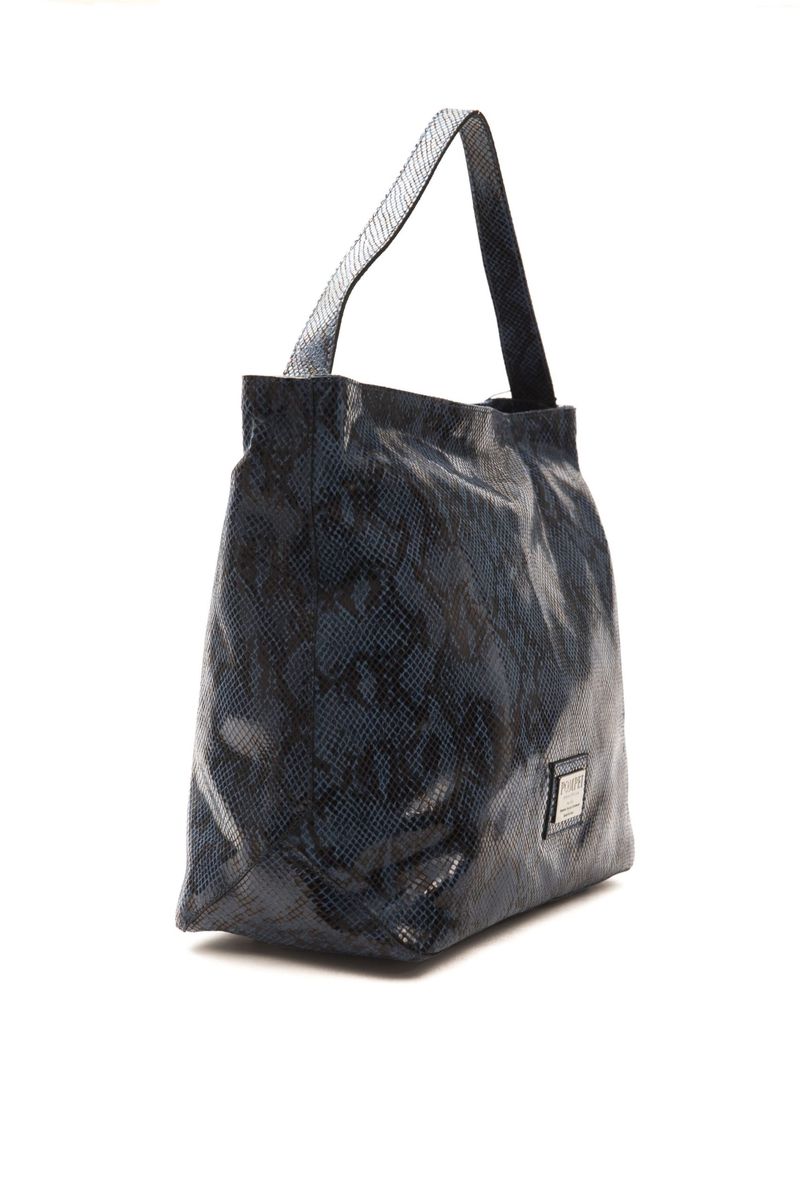Schultertasche aus geprägtem Leder