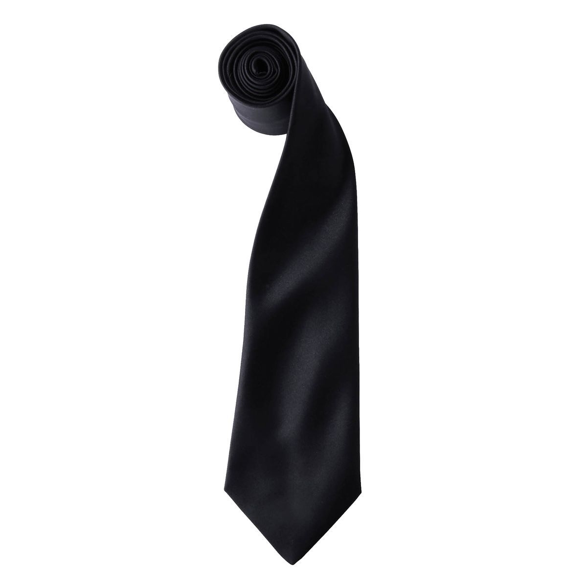 Klassische Satin Clip-On Krawatte