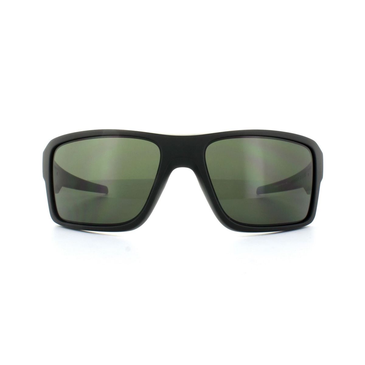 Matte Schwarze Sonnenbrille mit quadratischem Rahmen