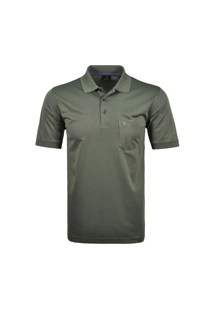 Klassisches Kurzarm-Polohemd mit Tasche