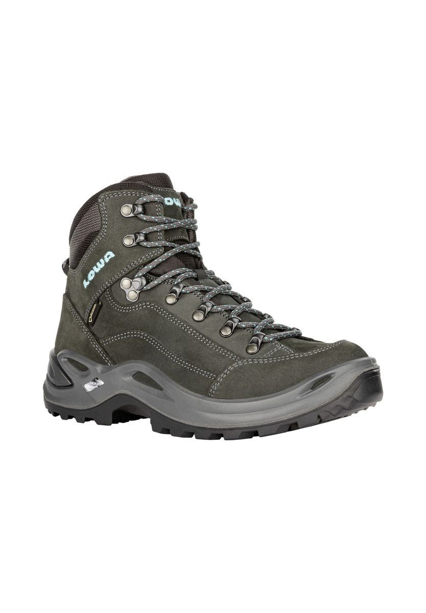 LOWA Wanderstiefel RENEGADE GTX MID Ws, grau|türkis, 6