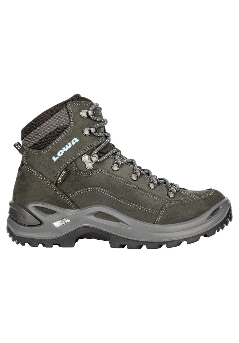 LOWA Wanderstiefel RENEGADE GTX MID Ws, grau|türkis, 6