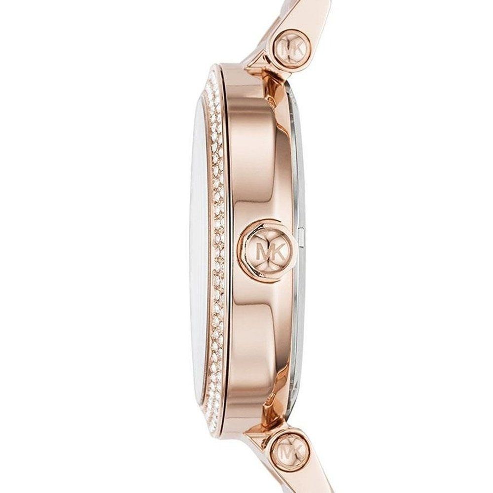 Armbanduhr mit Kristall-Logo-Zifferblatt