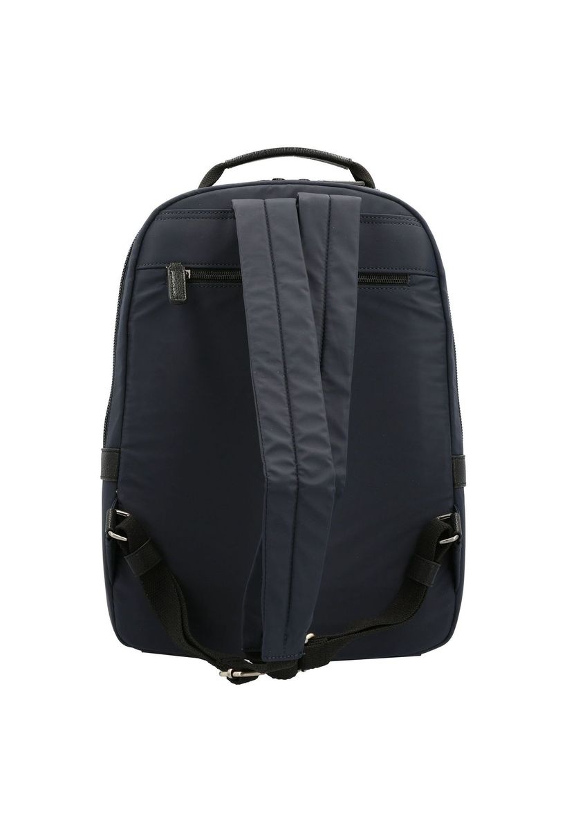 Minimalistischer Nylon Laptop Rucksack mit Fächern