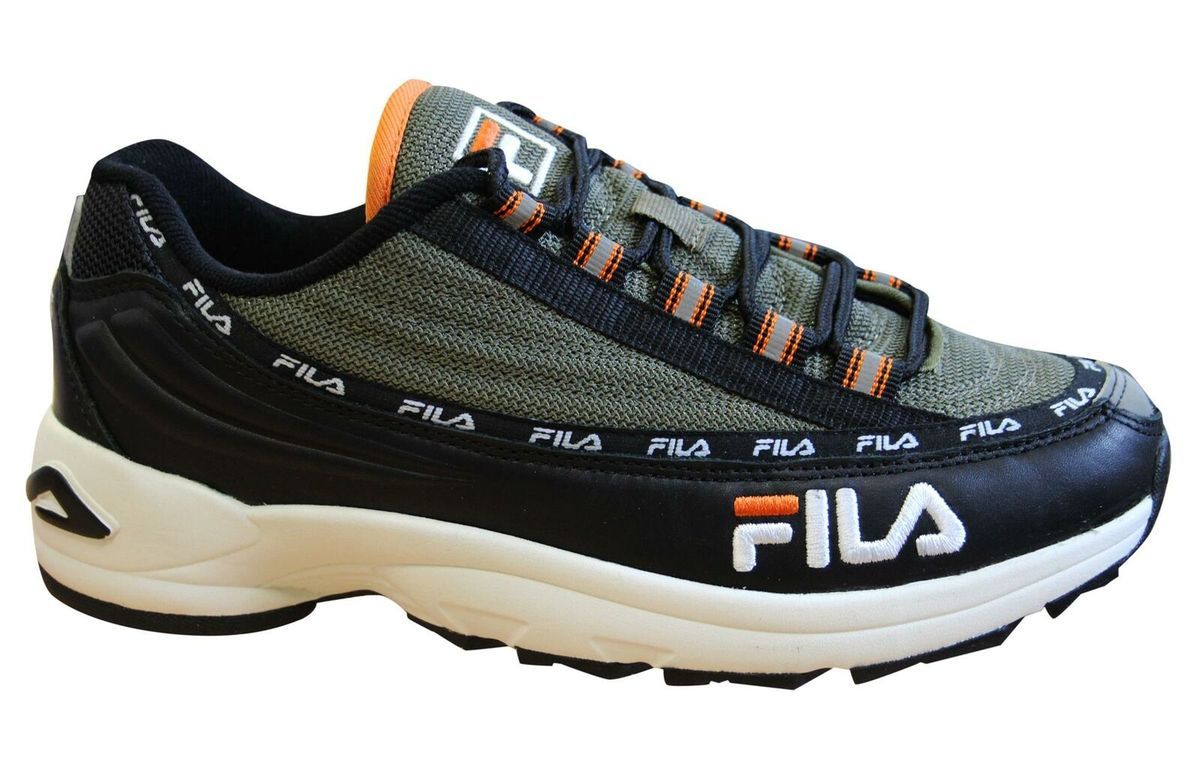 Herren-Sneaker im Retro-Stil, Olivgrün