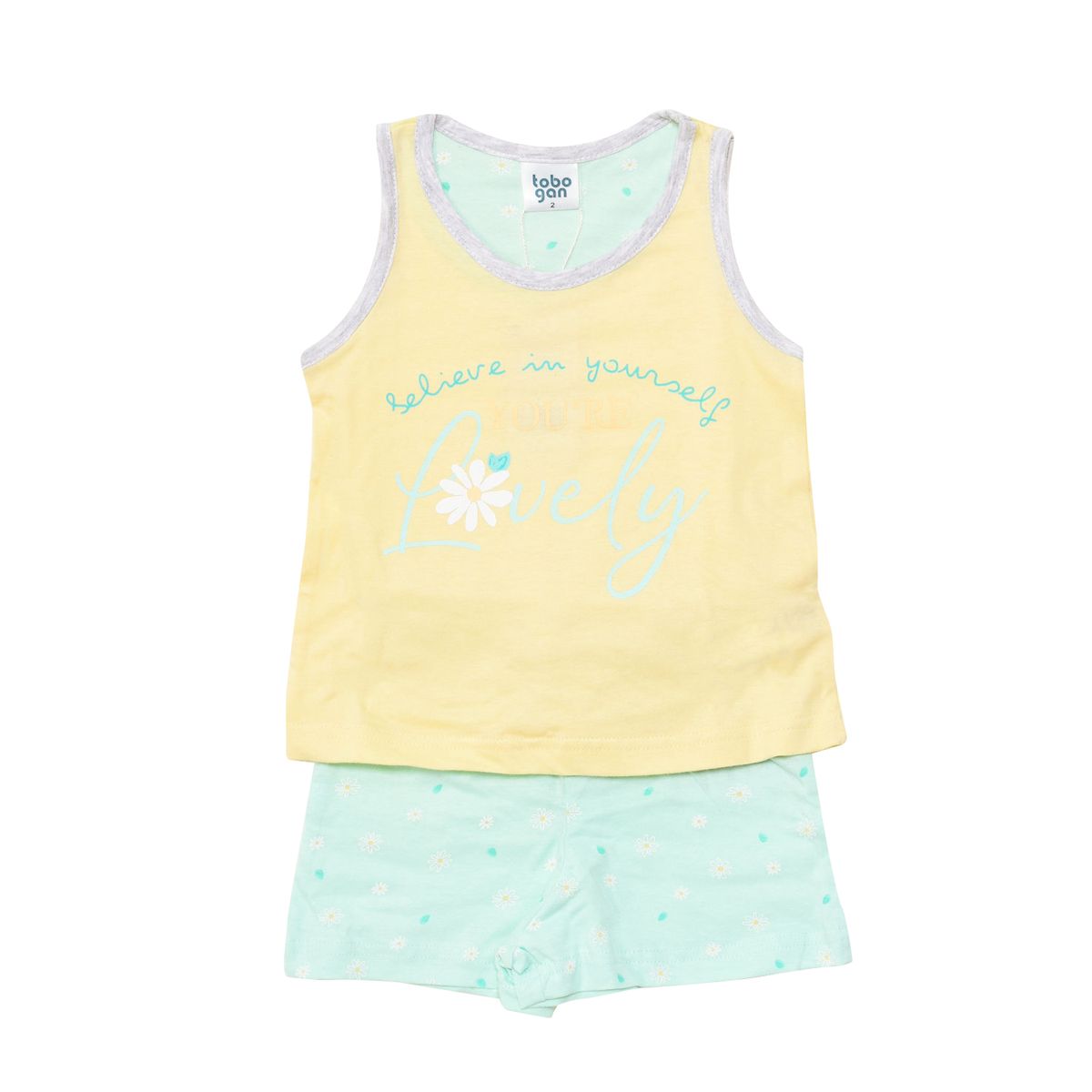 Sommer-Pyjama-Set für Mädchen mit Top