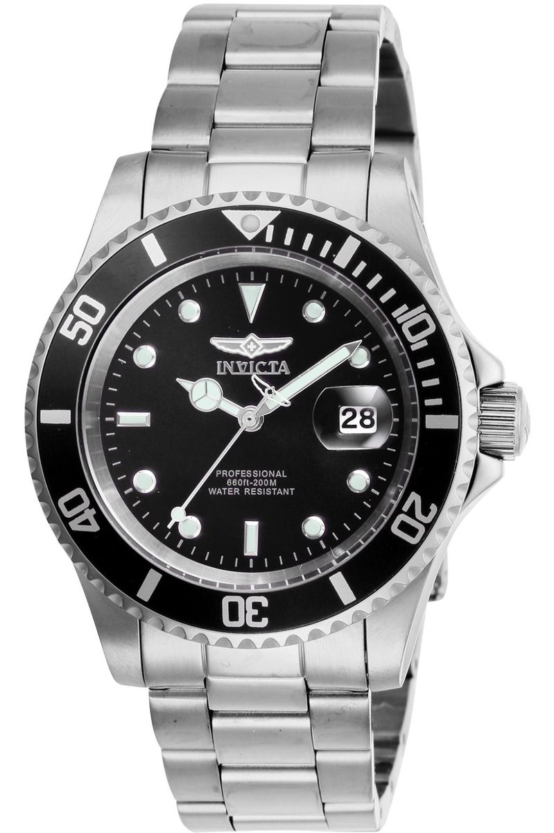 Herren Edelstahl Pro Diver Uhr