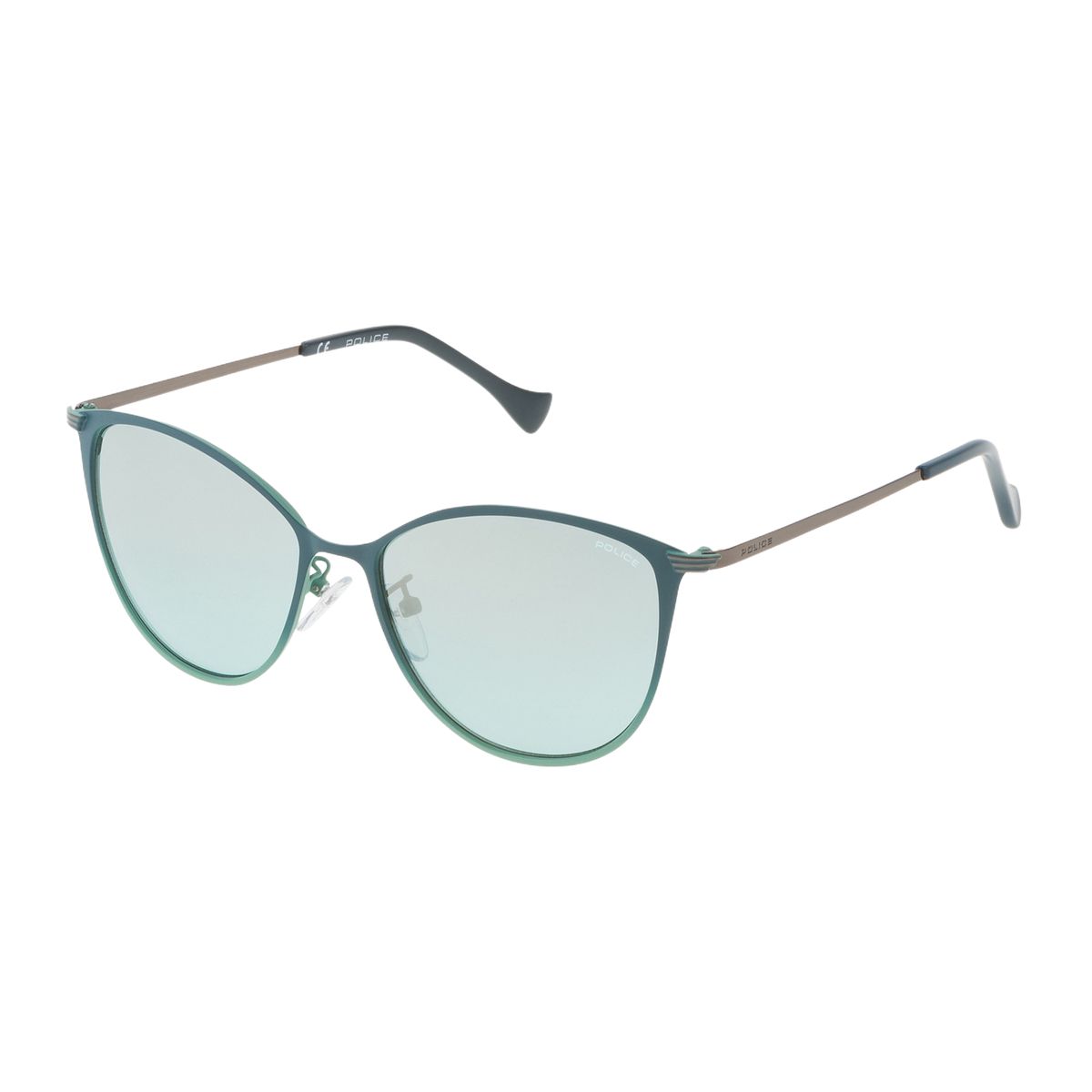 Cat-Eye-Sonnenbrille mit Metallrahmen