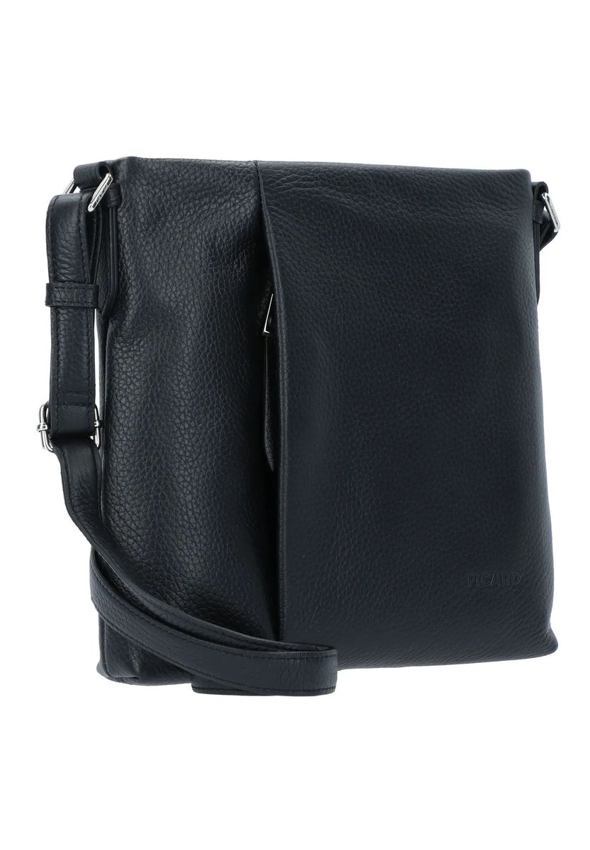 PICARD Umhängetasche, Leder, für Damen, schwarz, 99