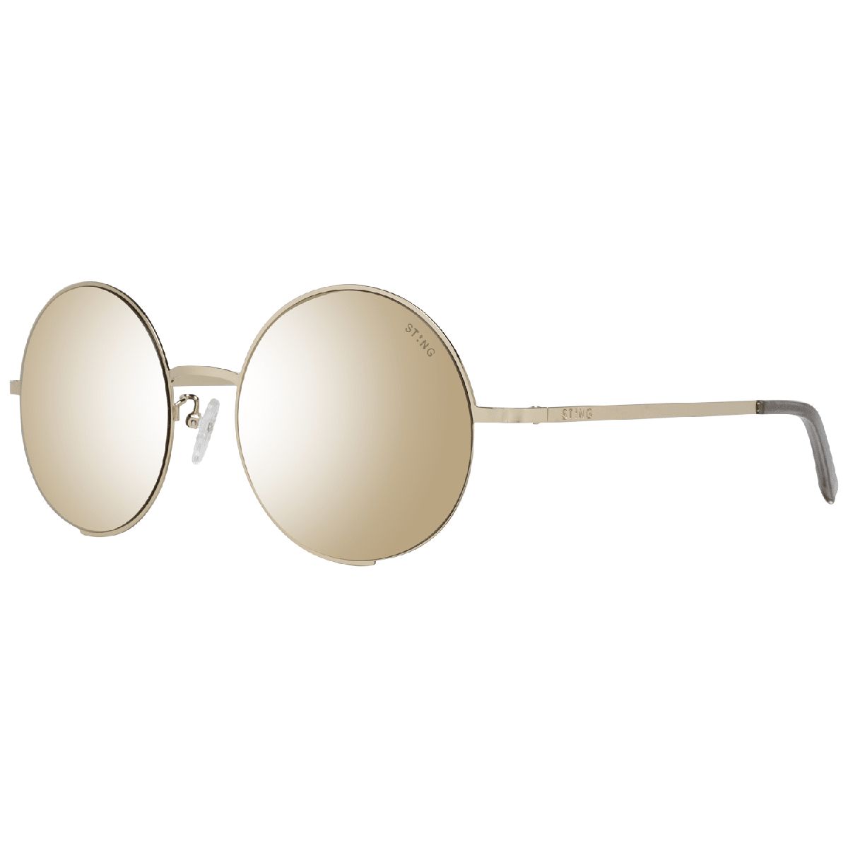 Runde goldene Metall Sonnenbrille