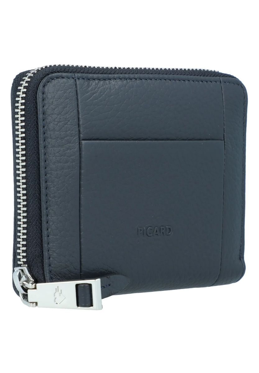 PICARD Brieftasche, Reißverschluss, Leder, für Damen, blau, 99