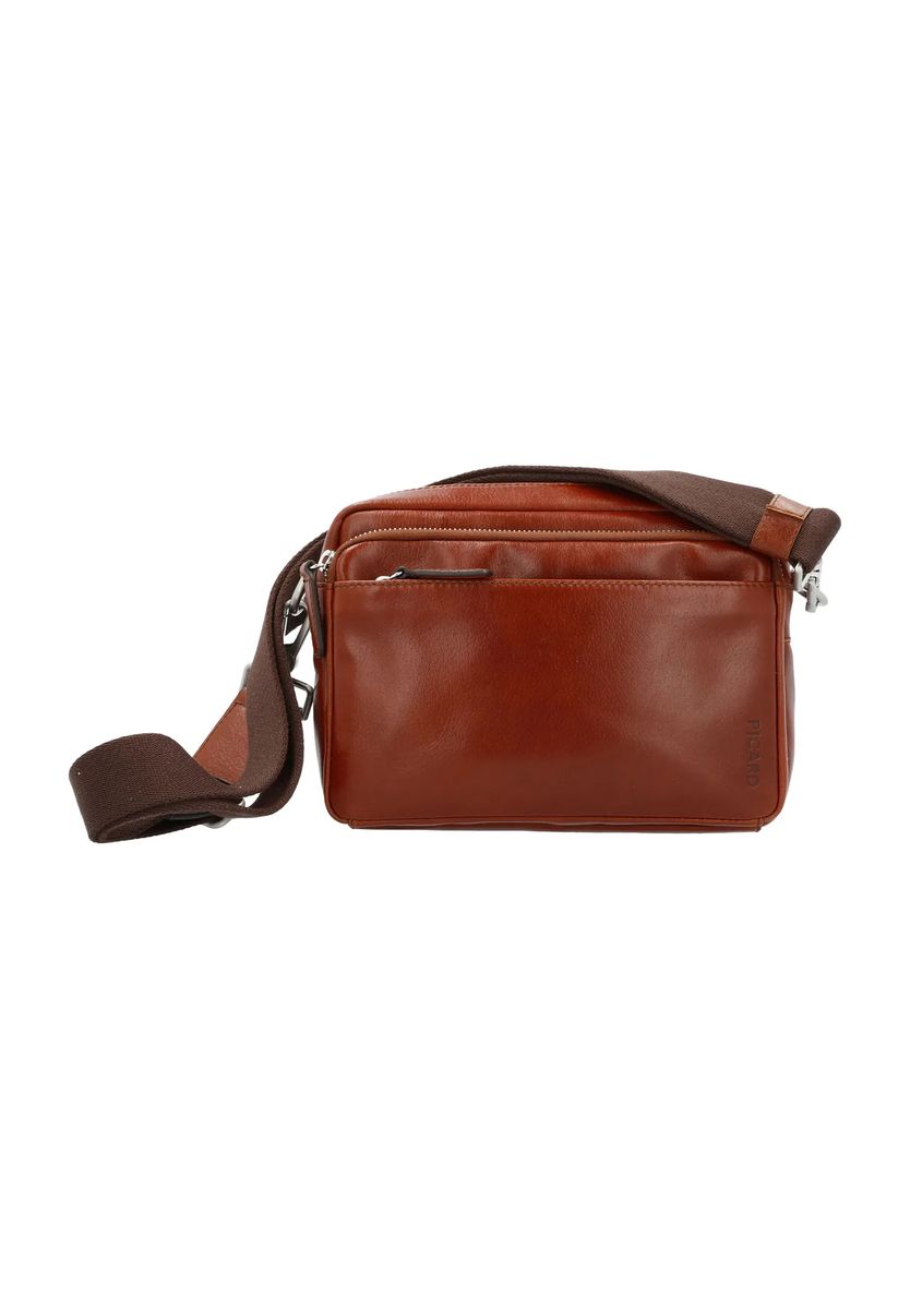 PICARD Umhängetasche "Buddy", Leder, uni, für Herren, braun, 99