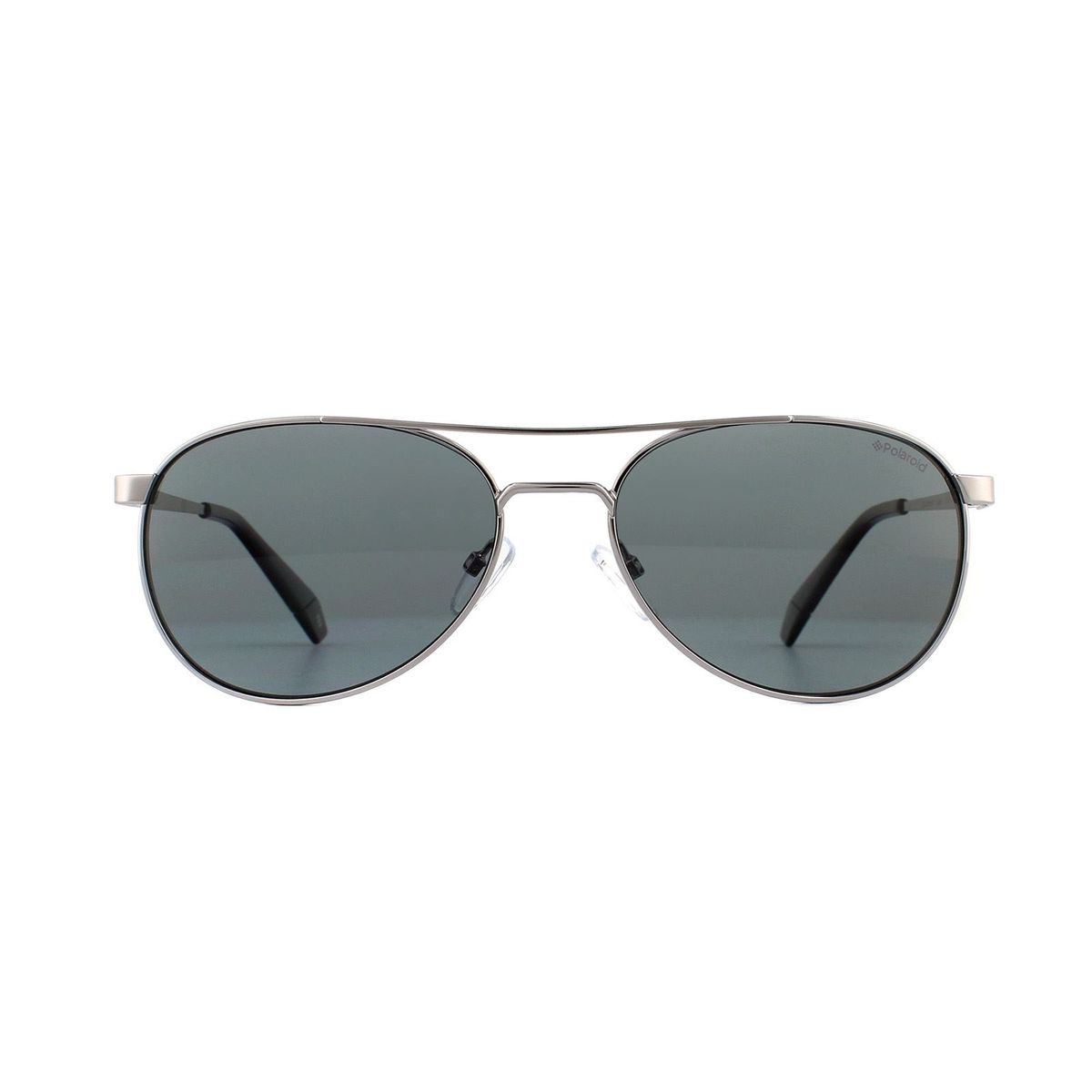 Damen Aviator Sonnenbrille Ruthenium Grau