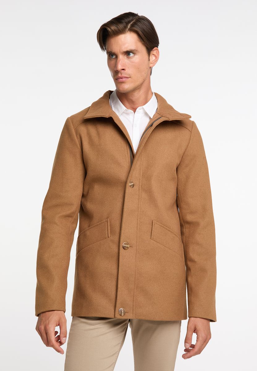 Klassische Übergangsjacke mit Stehkragen