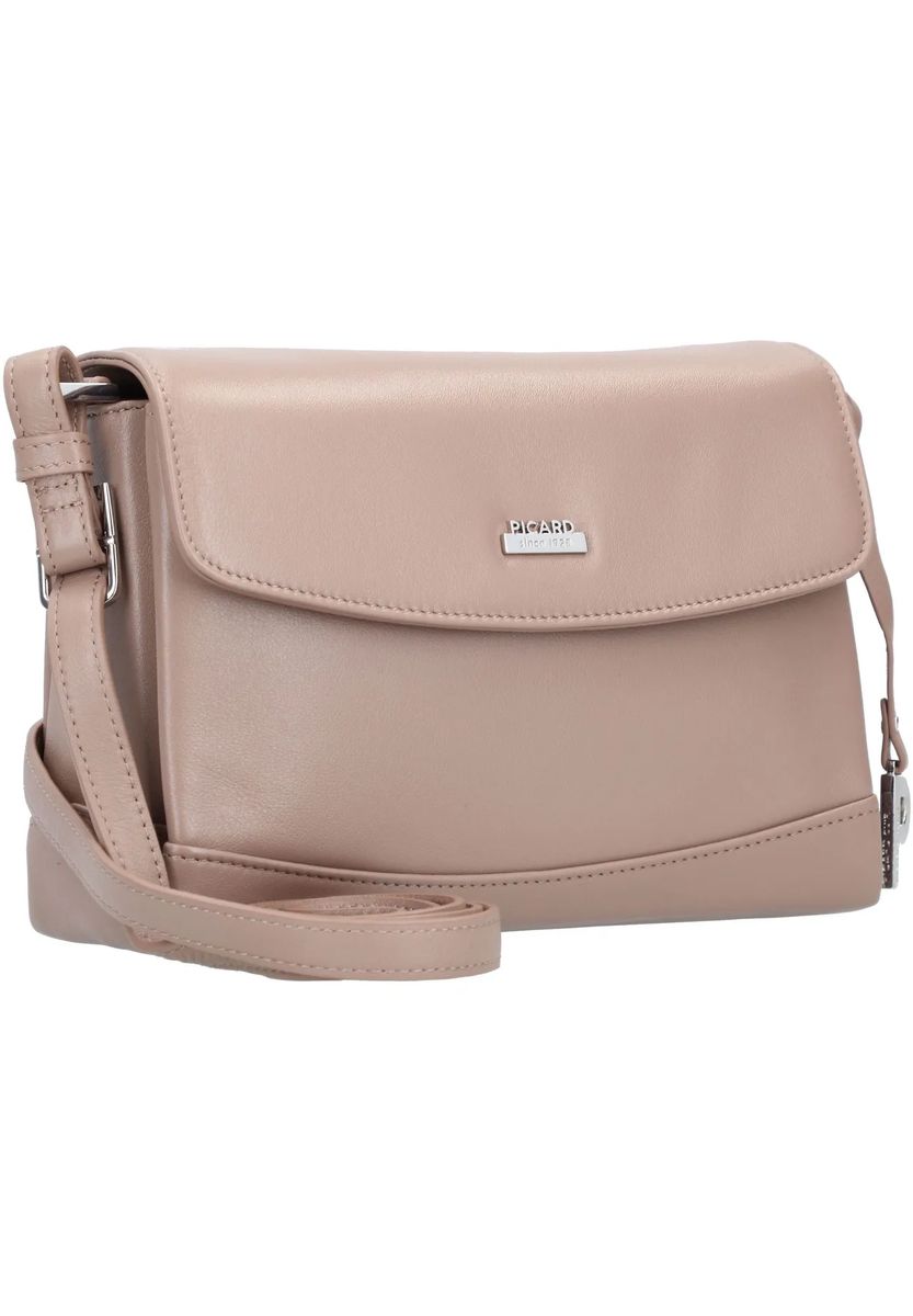 PICARD Umhängetasche, Anhänger, Emblem, für Damen, beige, 7