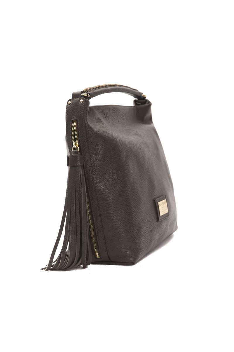 Donatella Schultertasche aus Narbenleder
