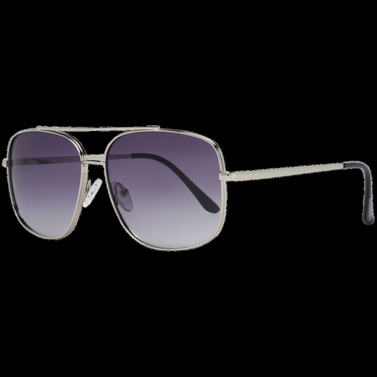 Aviator Sonnenbrille mit silbernem Rahmen
