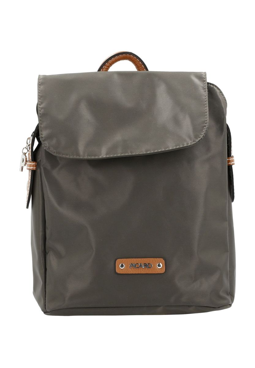 Funktionaler Nylon-Klappenrucksack mit Akzenten