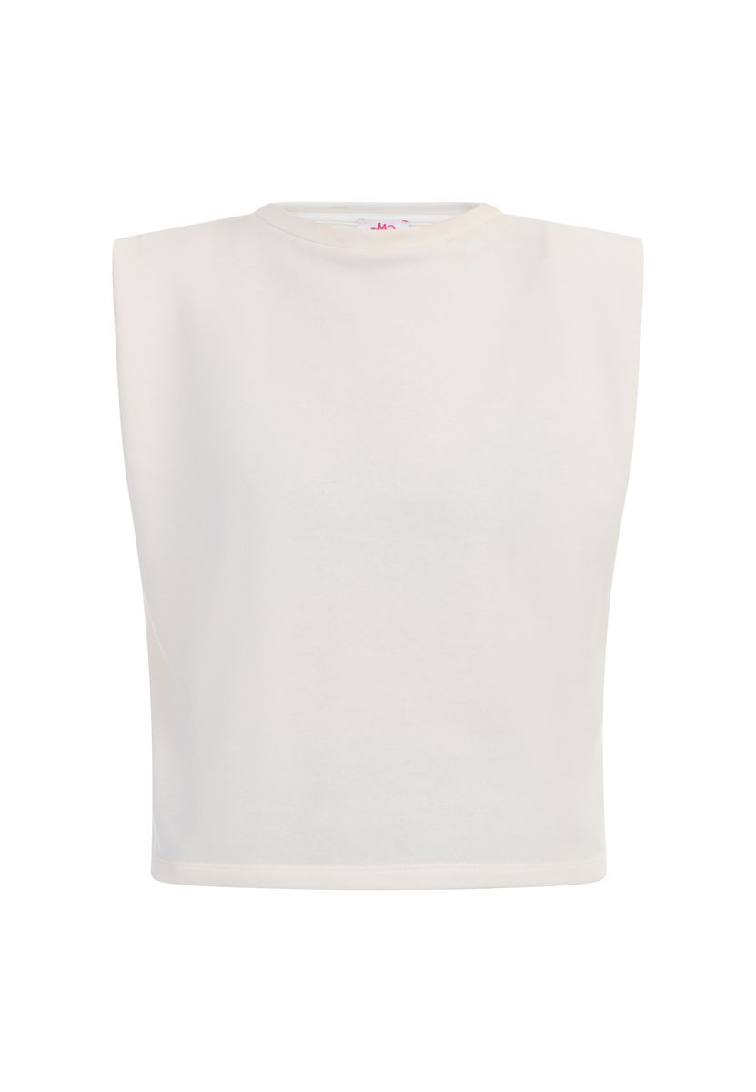 Mymo Sweatshirt Damen Wollweiß
