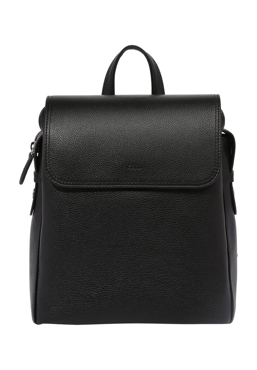 Eleganter Leder Rucksack mit Umschlag