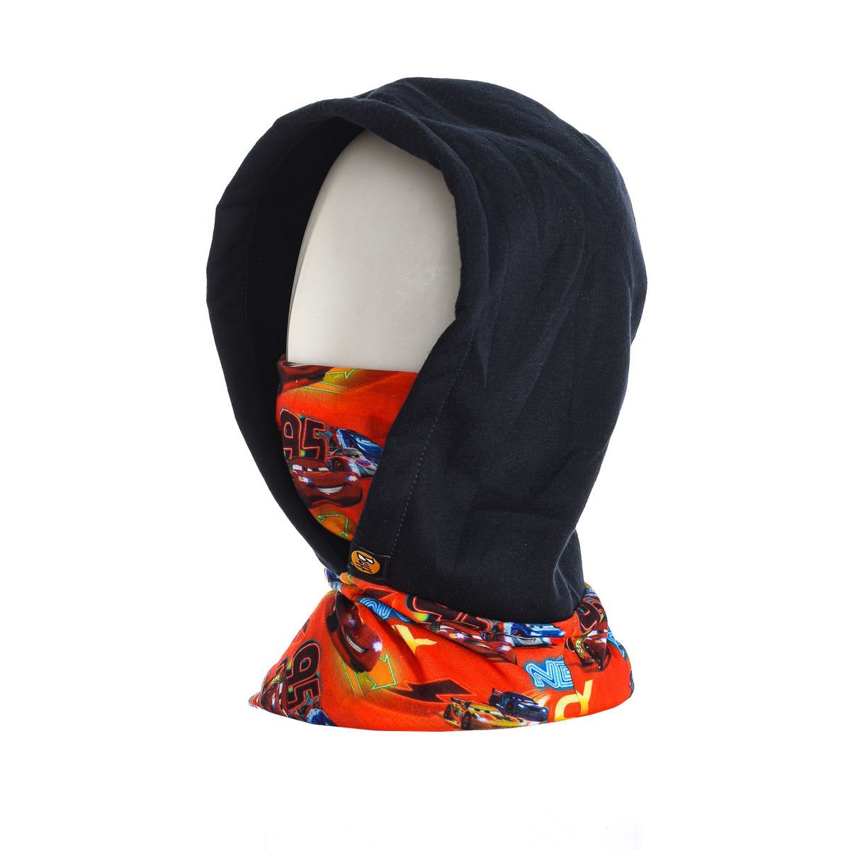 Fleece-Kapuze für Kinder mit Nackenwärmer