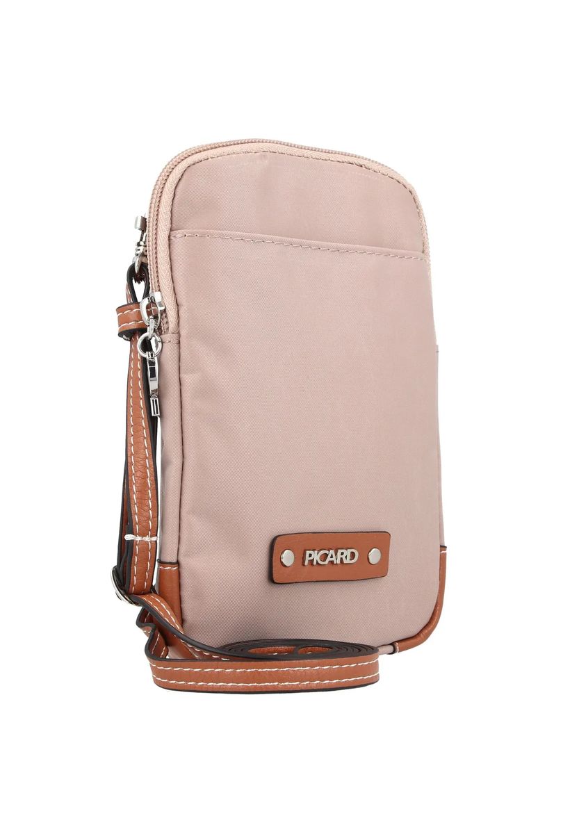 PICARD Smartphonetasche, abnehmbarer Schulterriemen, Reißverschluss, beige, 99