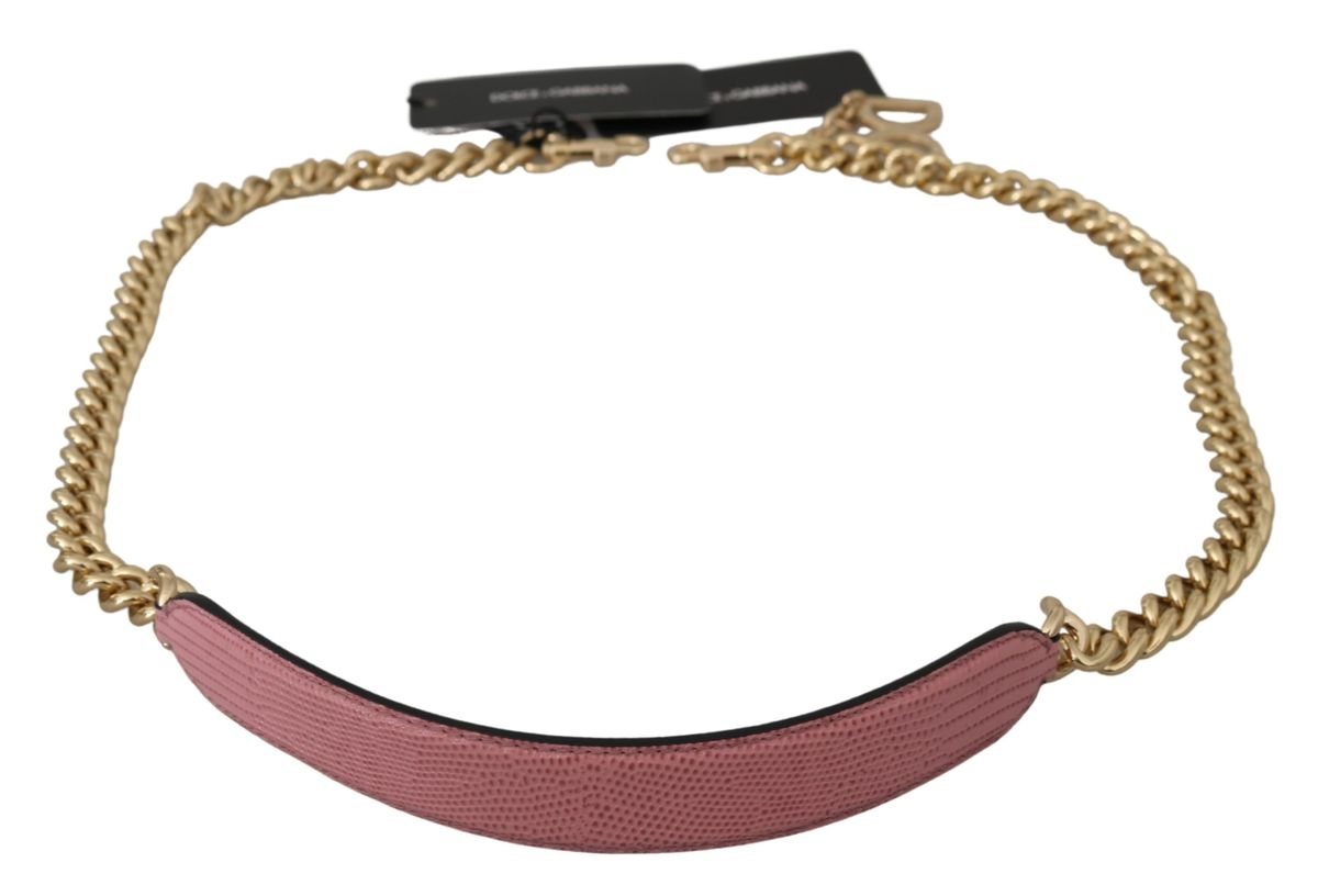 Dolce & Gabbana Rosa Kettenriemen