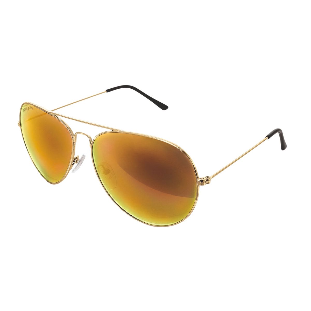 Damen-Pilotenbrille mit goldenem Rahmen