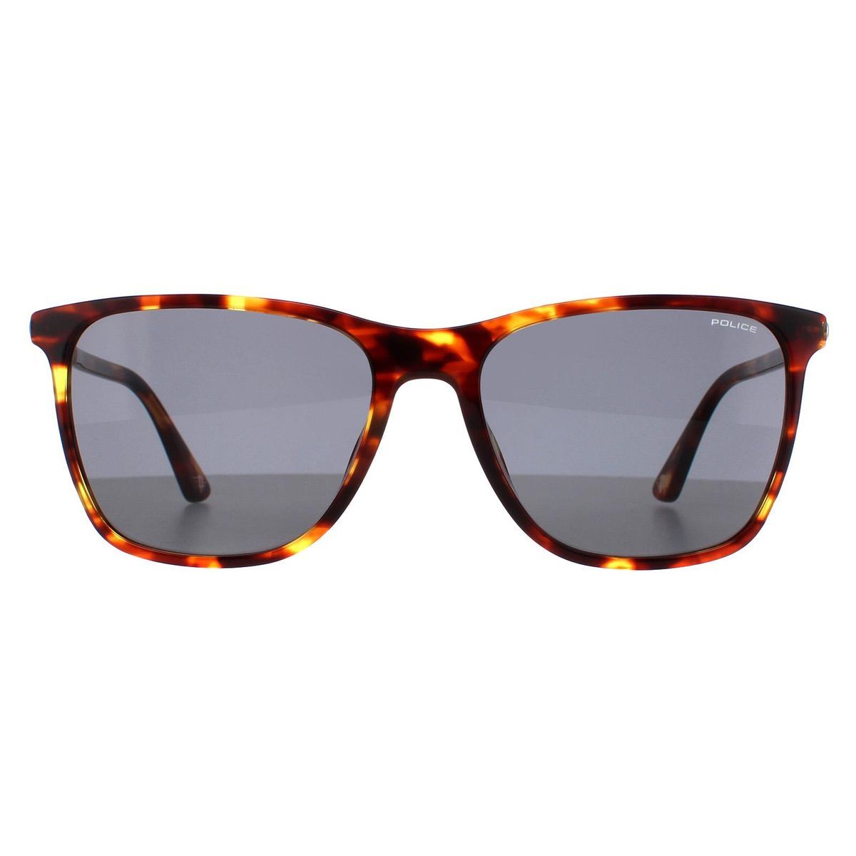 Klassische Rechteckige Havana Sonnenbrille