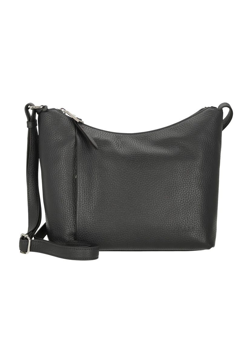 PICARD Umhängetasche, Leder, uni, für Damen, blau, 99