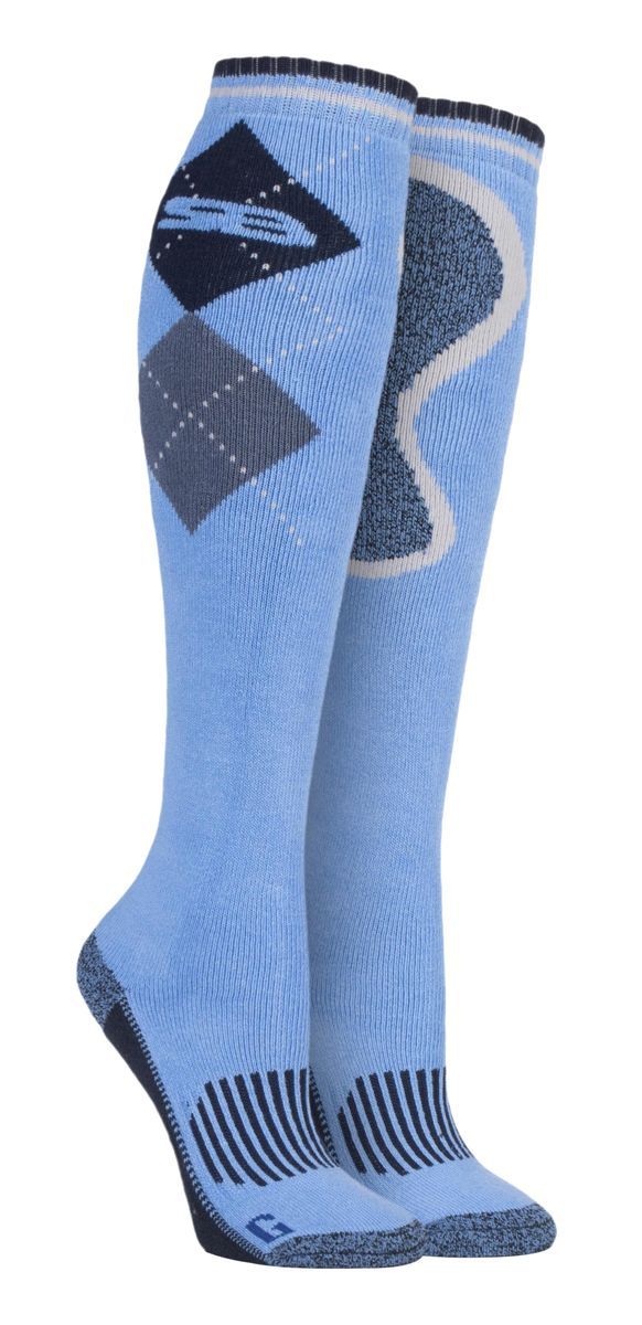 Kniehohe Argyle Reitsocken