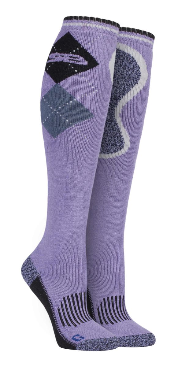 Kniehohe Argyle Reitsocken